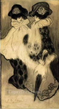  1900 Works - Deux femmes 1900 Cubists